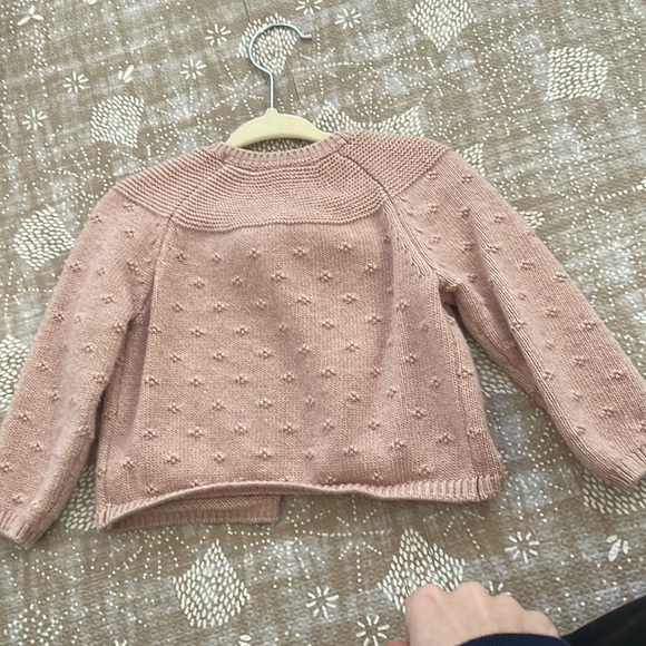 The Little White Company Pink Knit Sweater - Picture 3 of 3